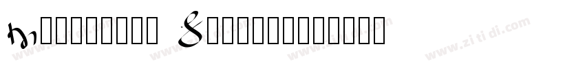Margireta Signature字体转换